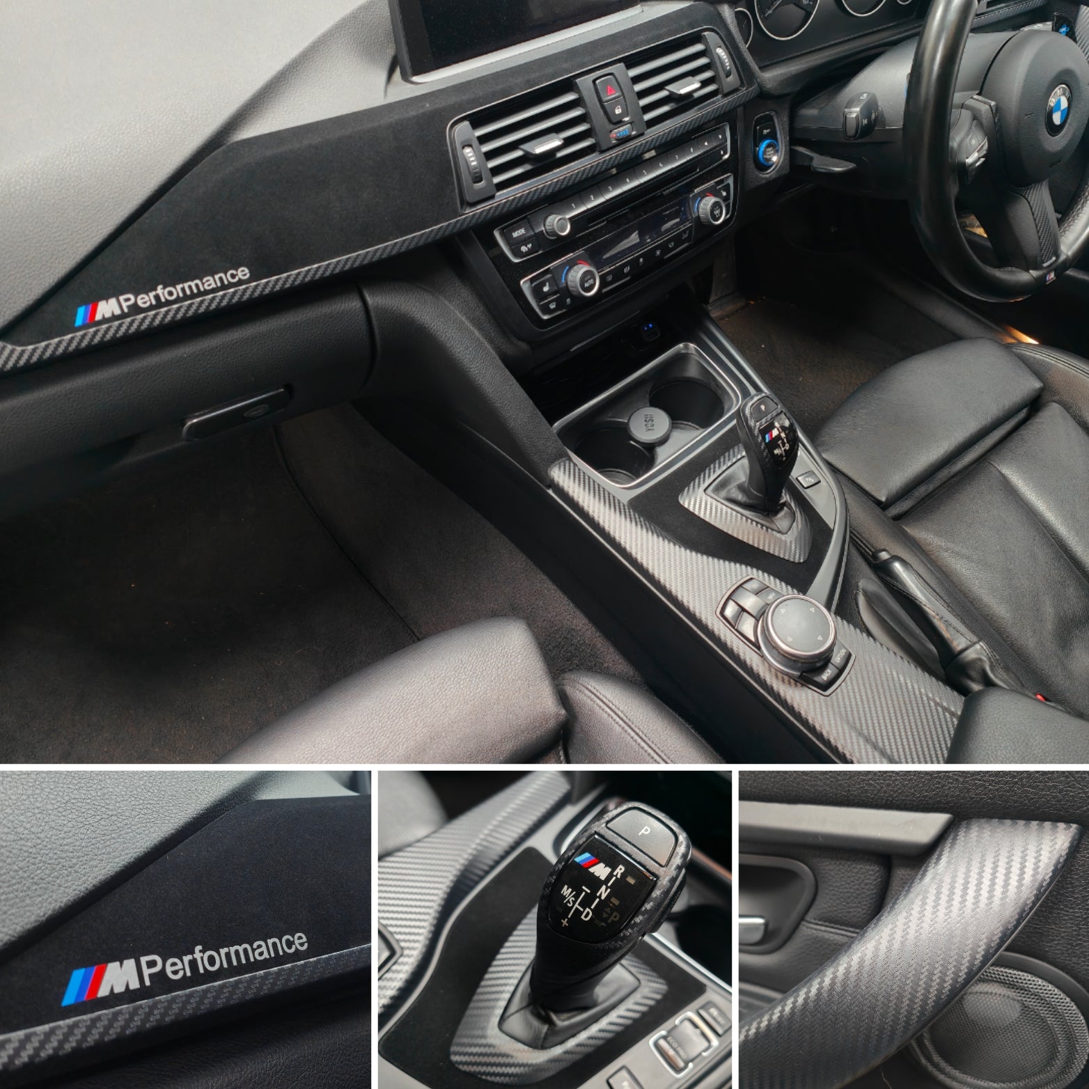 BMW F3X F8X PERFORMANCE STYLE INTERIOR TRIM SET - 3D CARBON - WRAPPING SERVICE